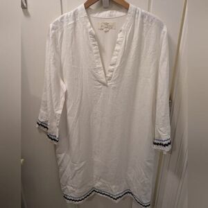 Trovata Lucca long sleeve cotton dress